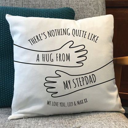 Personalised Dad Hugs Cushion | Gift for Father's Day