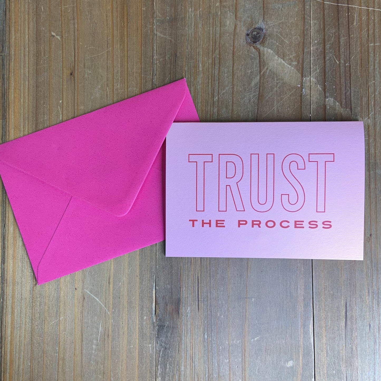 Trust the Process Greetings Card | Sending Positivity