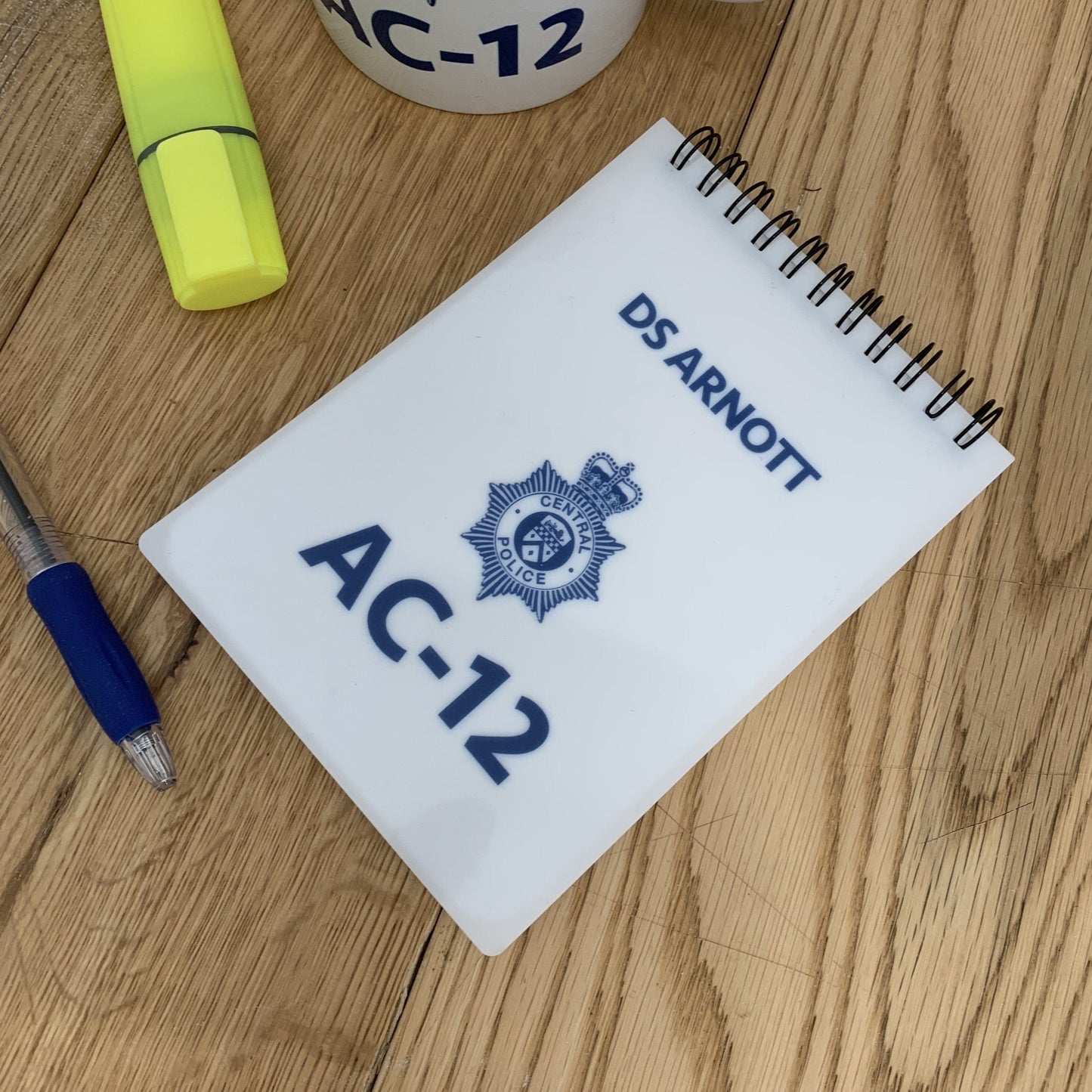 Personalised Line of Duty AC-12 AC12 Novelty Police Notepad