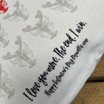 You're My Lobster Friends Inspired Personalised Cushion | Valentine's Day, 2nd Anniversary Gift
