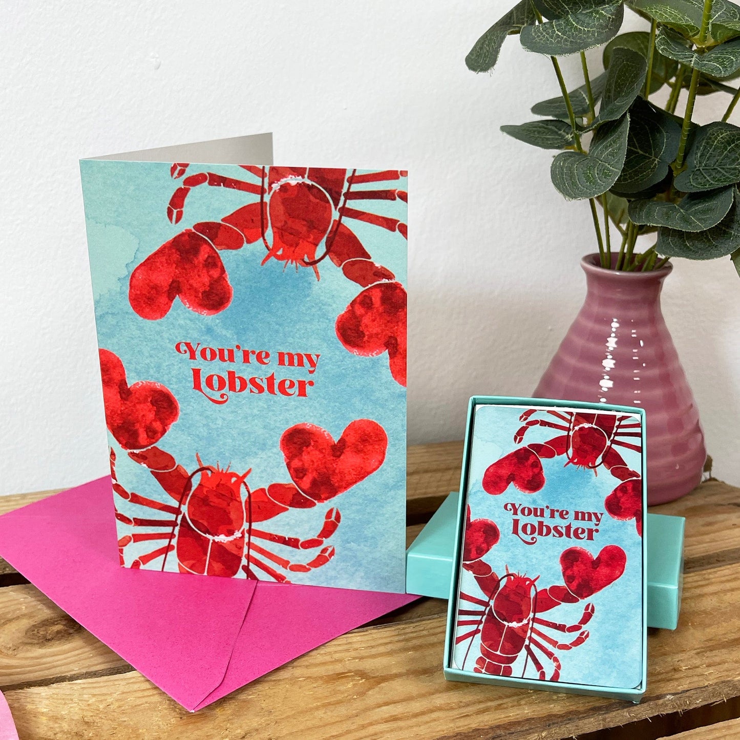 You're my lobster Greetings Card