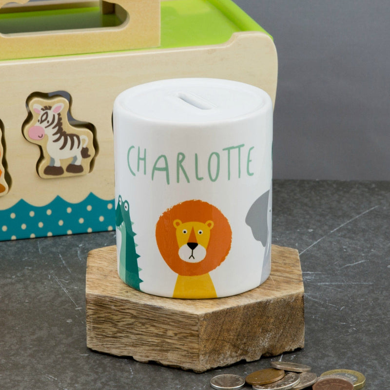 Jungle Animals Moneybox Piggy Bank