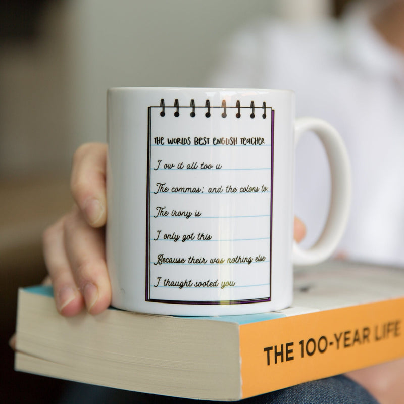Personalised World's Best English Teacher Gift