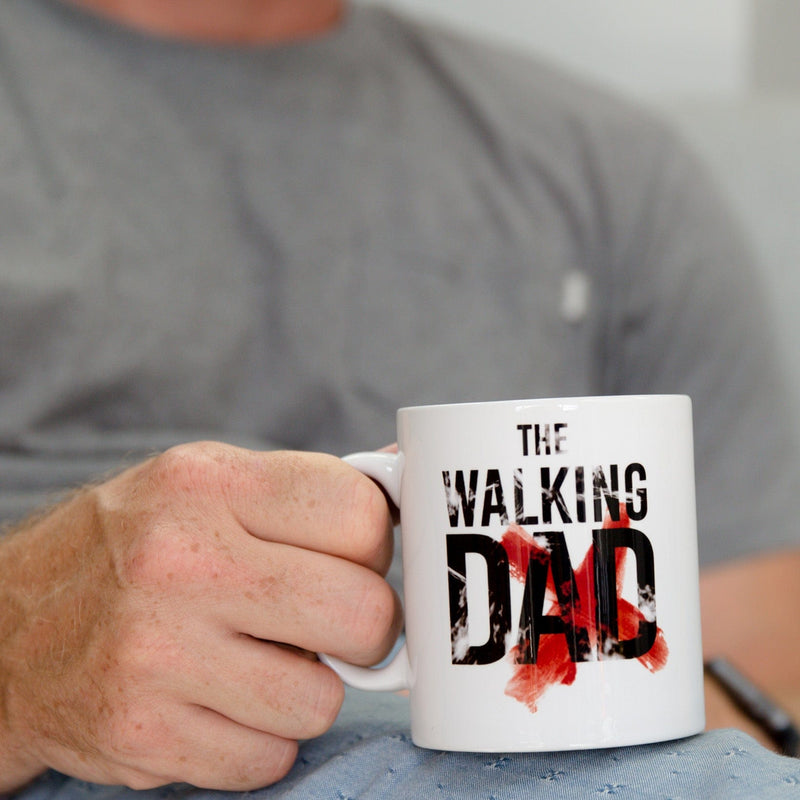 Zombie Mug Inspired By Walking Dead - Walking Dad Mug Personalised - Ideal New Dad Gift For Father's Day