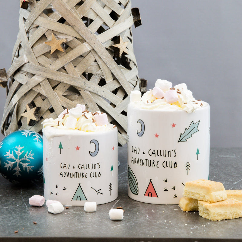 Daddy & Daughter, Mummy & Son Adventurer Family Matching Mug Set