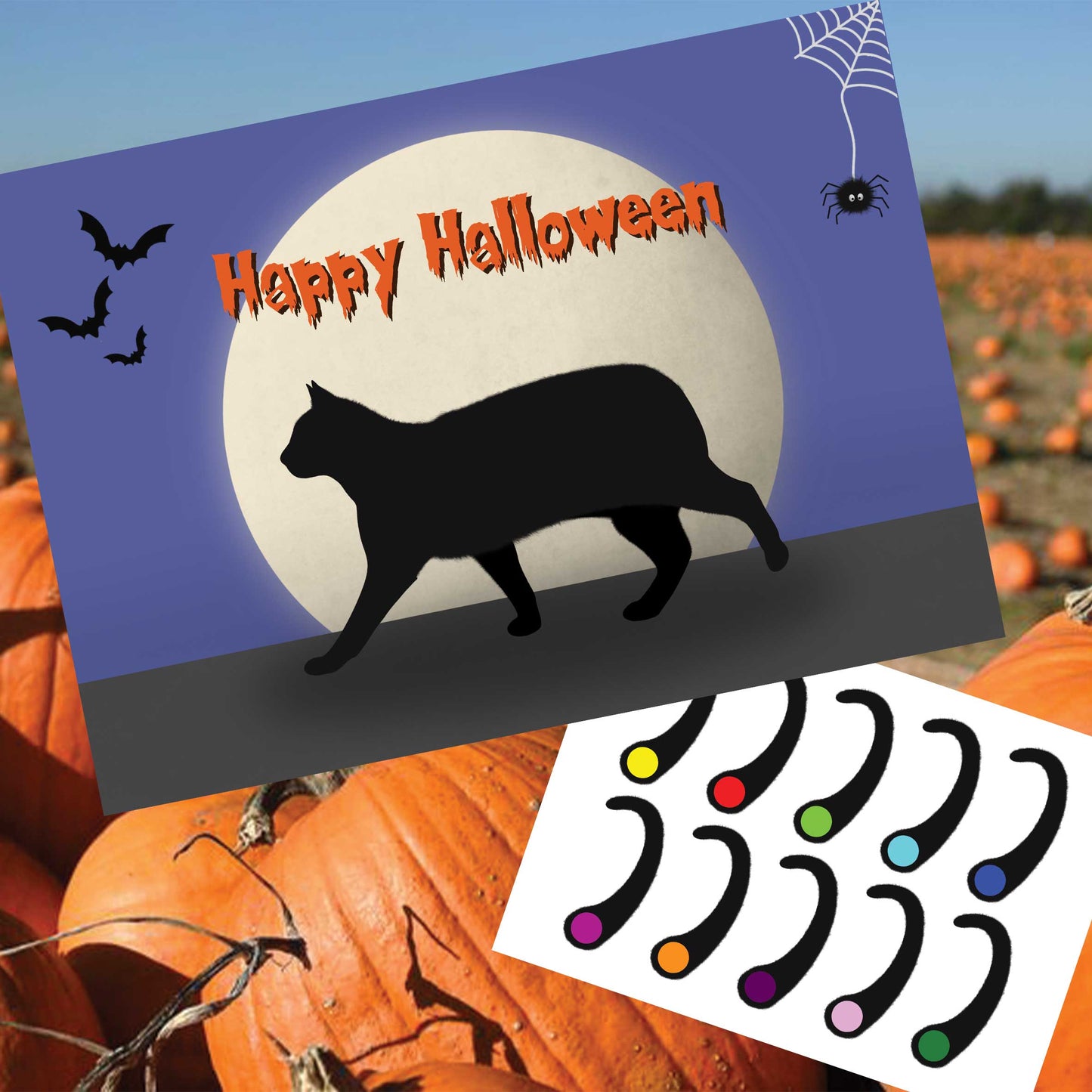 Pin The Tail on The Black Cat - Halloween Game FREE
