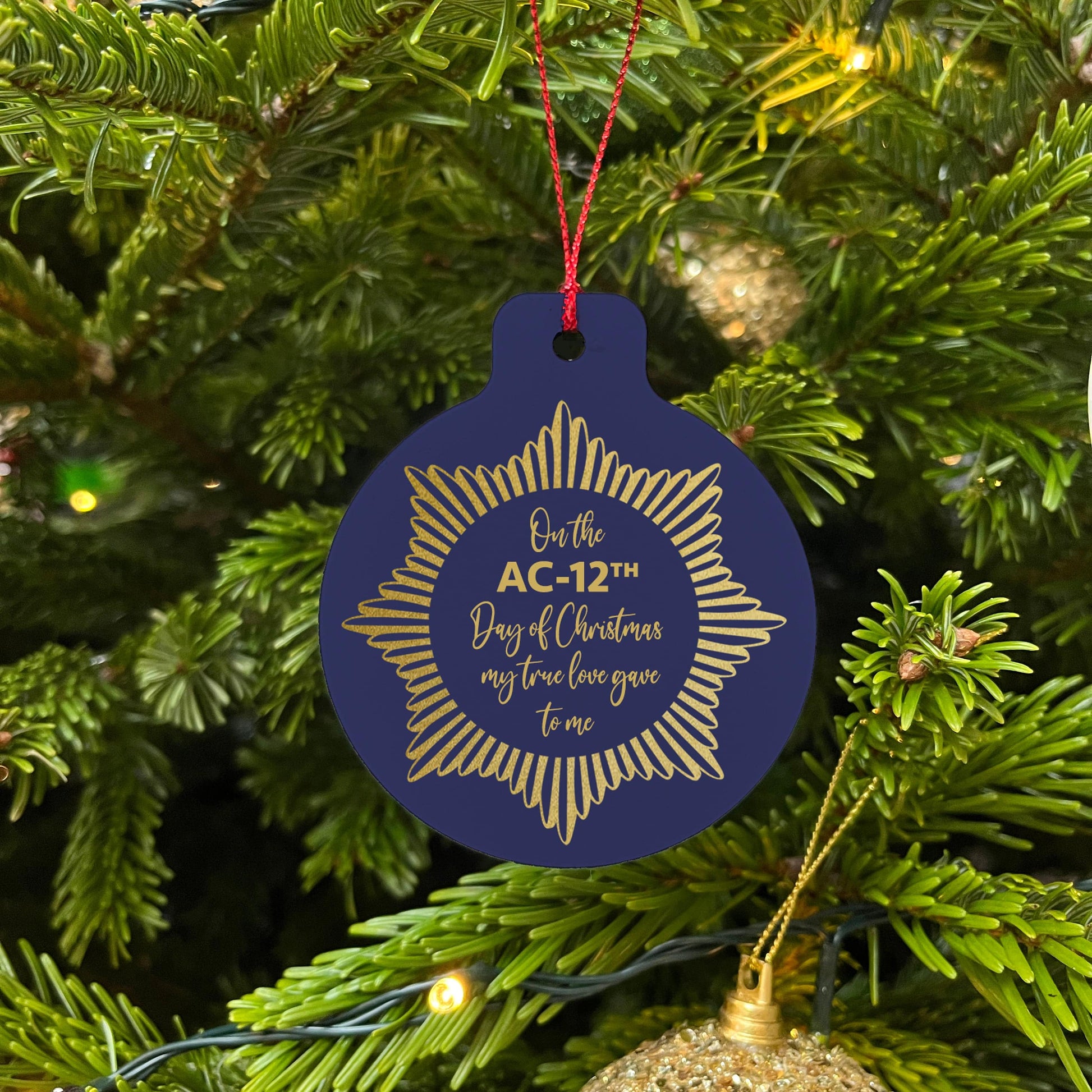 AC-12 Line of Duty Bauble AC12 Days of Christmas