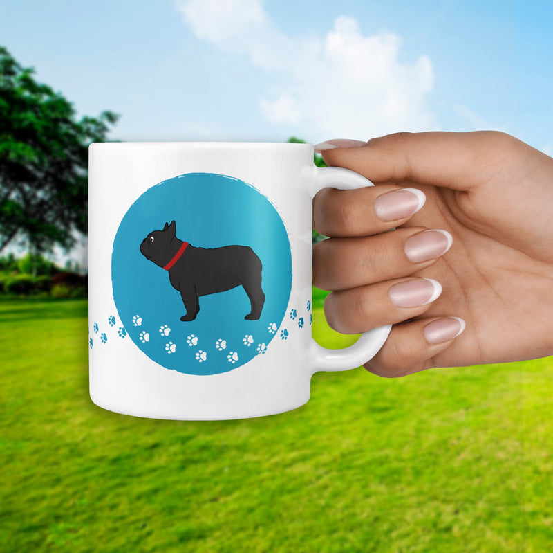 Personalised French Bulldog Mug & Coaster Dog Gift Set