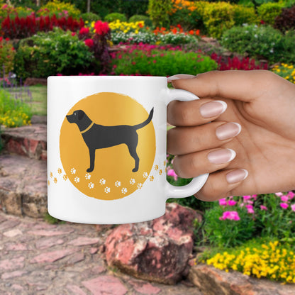 Personalised Labrador Mug & Coaster Dog Gift Set