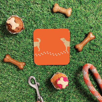 Personalised Golden Retriever Dog Mug & Coaster Gift Set