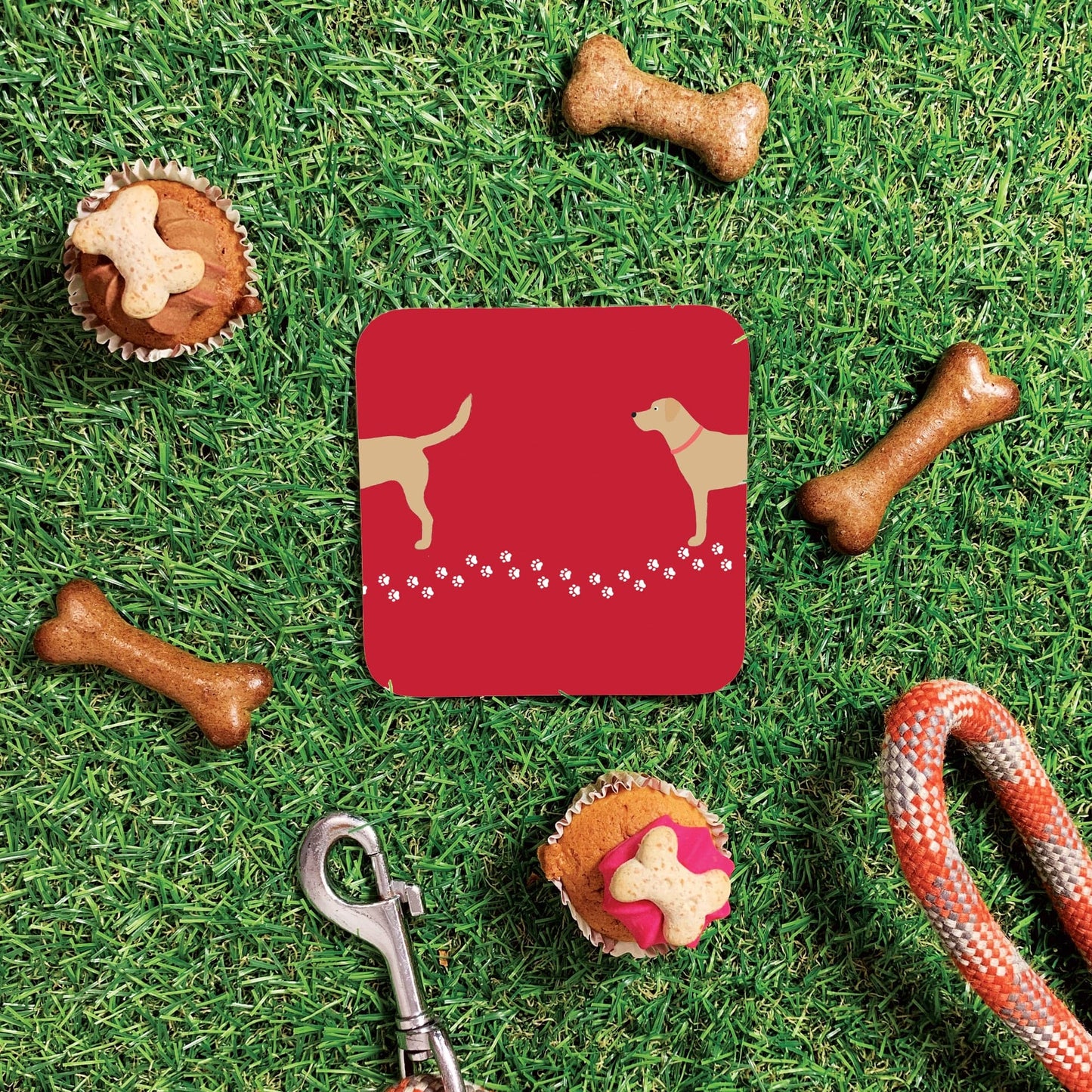 Personalised Labrador Mug & Coaster Dog Gift Set