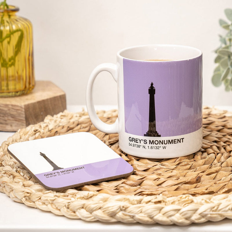 Grey's Monument Newcastle City Mug & Optional Coaster