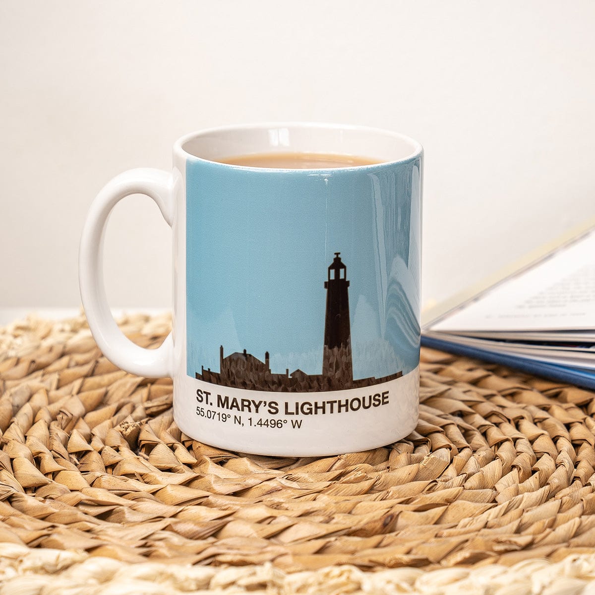 St Mary’s Lighthouse Whitley Bay Mug & Coaster