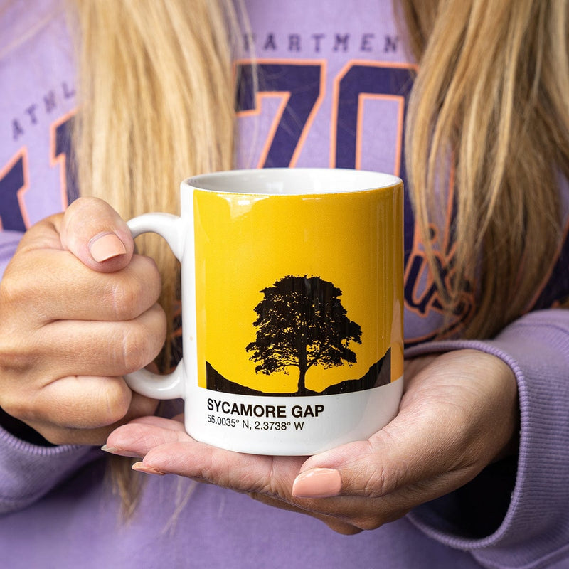 Sycamore Gap Tree Northumberland Mug & Optional Coaster