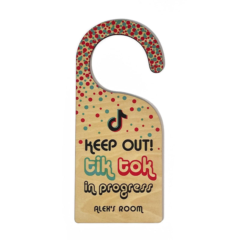 Do Not Disturb Teen Tik Tok Door Sign Hanger