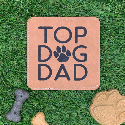 Personalised Top Dog Dad Mug and Coaster Set