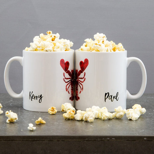 Friends TV Show Lobster Mug Set Personalised With Names